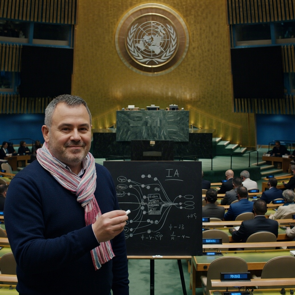 Thibault à l'Assemblée Générale de l'ONU