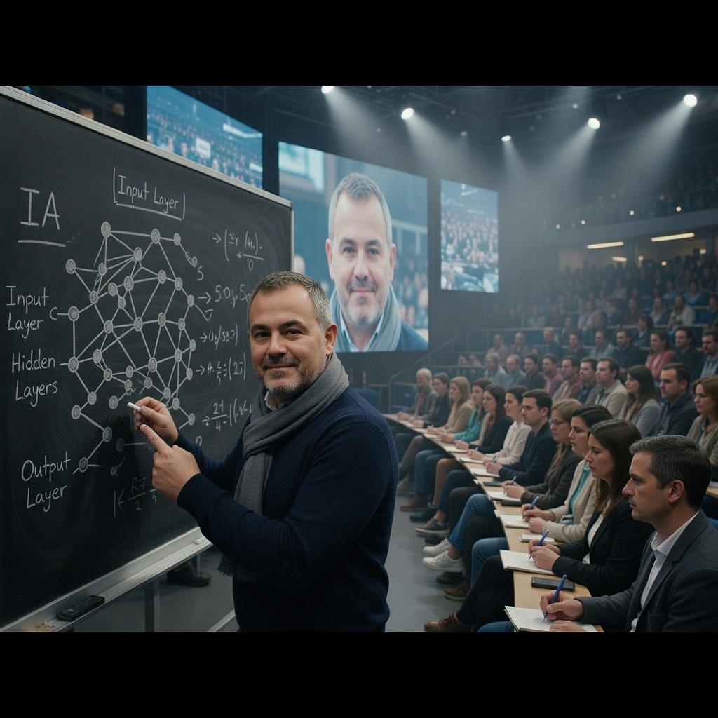 Thibault sur scène devant 50 000 personnes