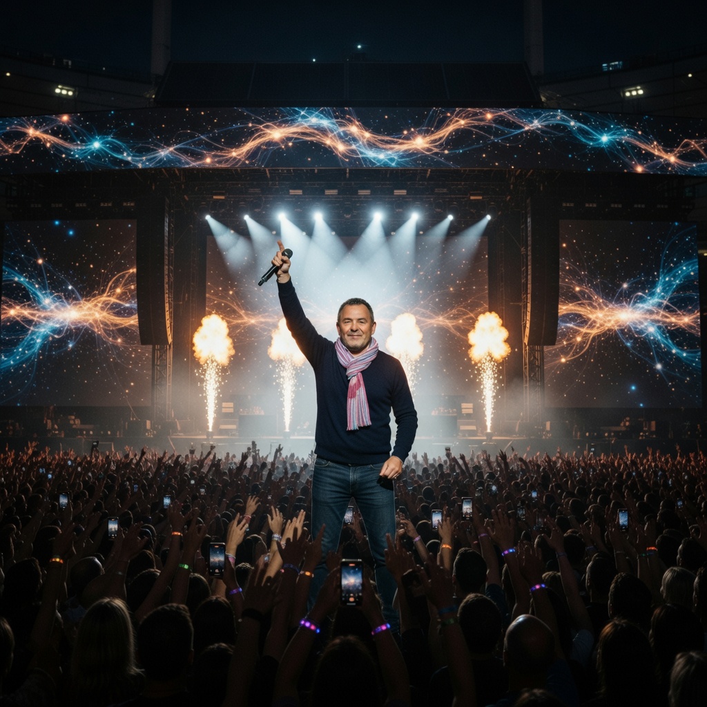 Thibault au Stade de France mode concert